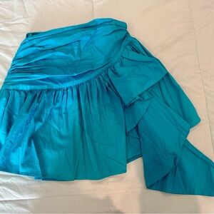 Lovers + Friends Blue Mini Skirt